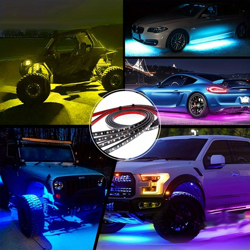 Car Underglow LED Lights Kit-RGB-4pcs