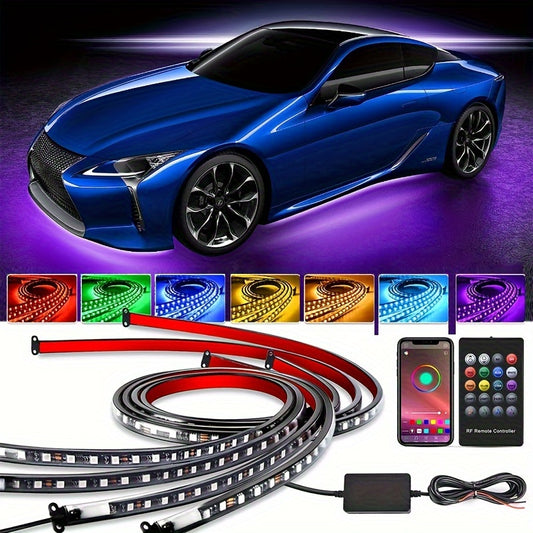 Car Underglow LED Lights Kit-RGB-4pcs