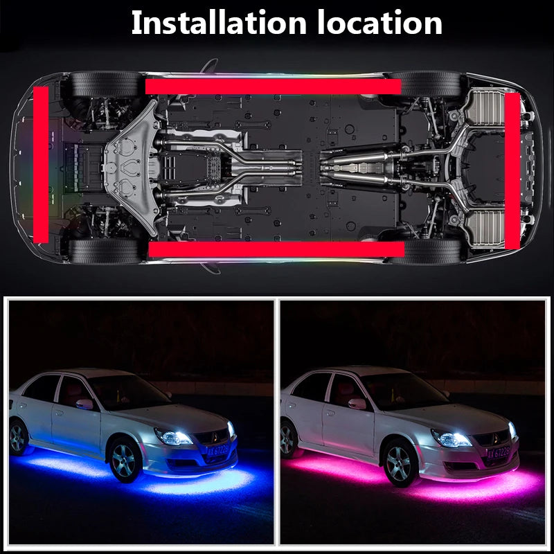 Car Underglow LED Light Kit