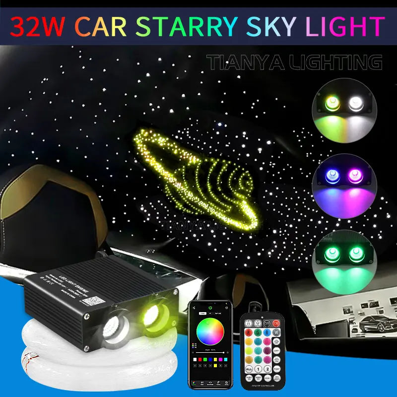 32W Vehicle Starlight Headliner Kit