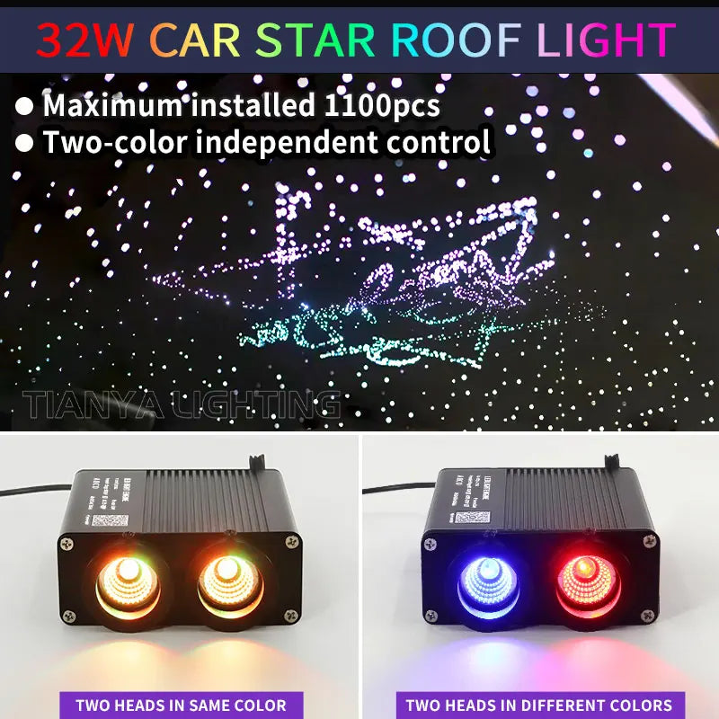 32W Vehicle Starlight Headliner Kit