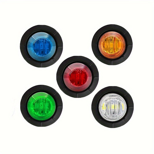 10pcs Clear LED Marker Lights